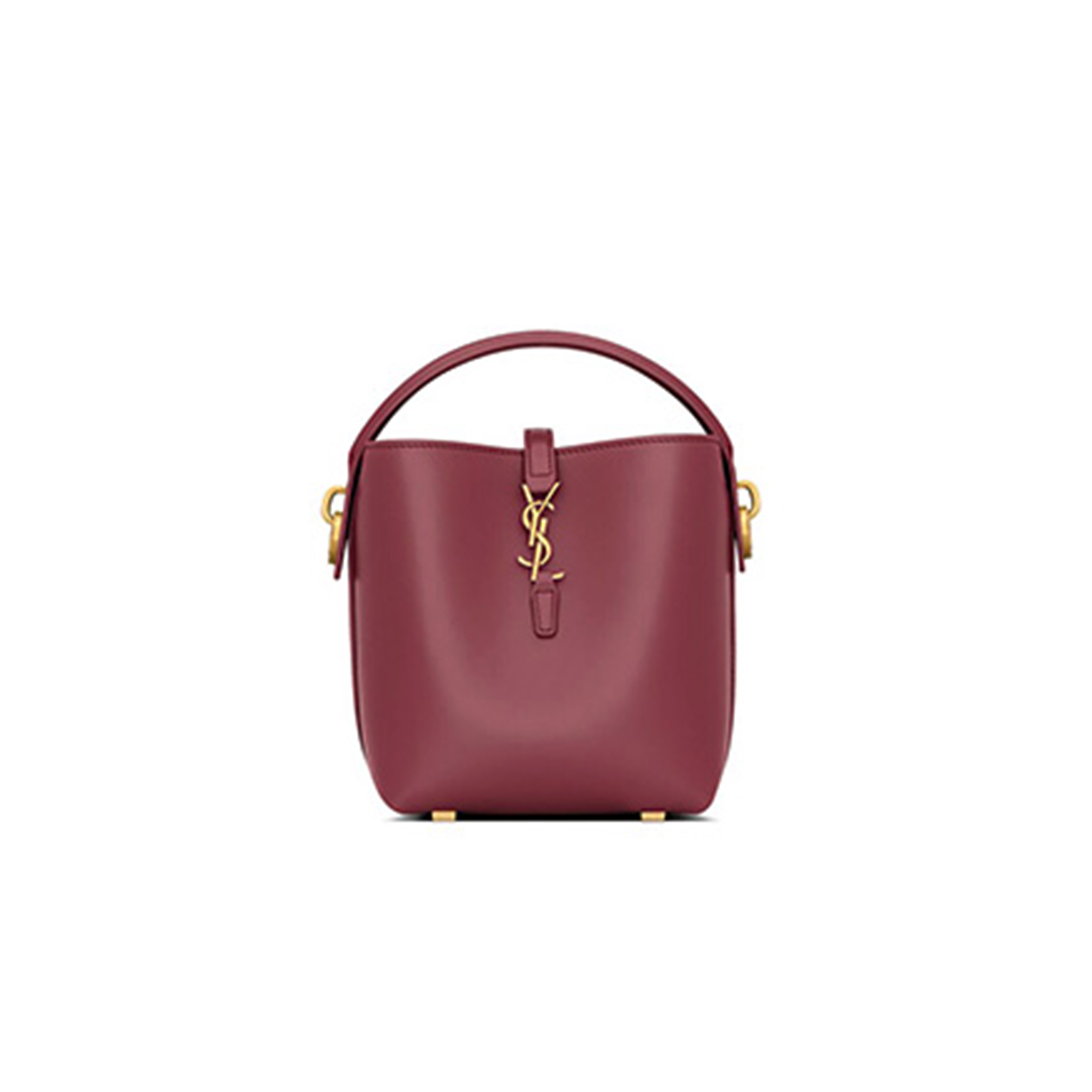 YSL LE 37 MINI IN SHINY LEATHER 7658702R20W6592 (15*13*6cm)